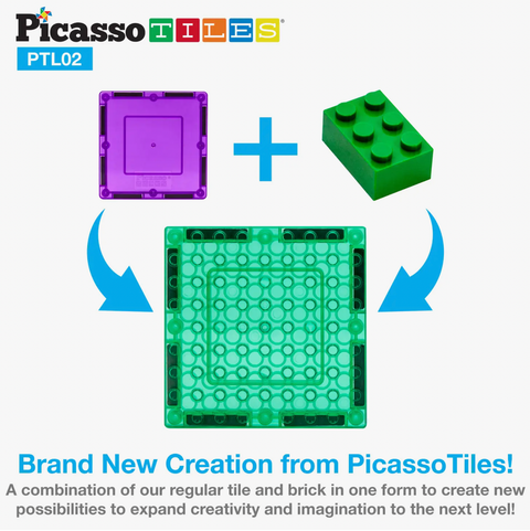 Picasso Tiles 12 Piece Brick-Tiles