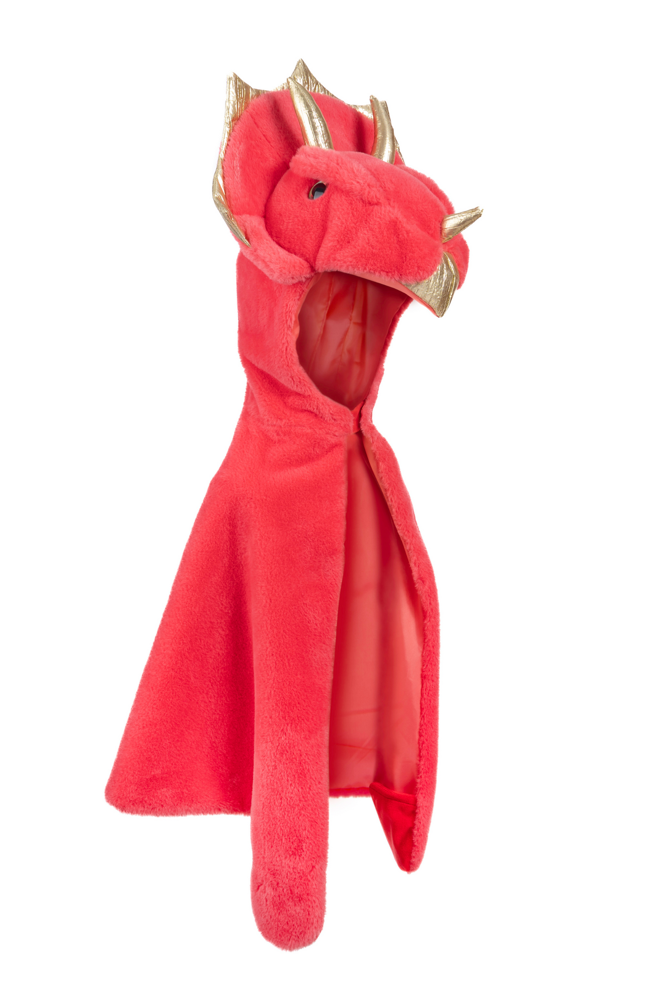 Triceratops Cuddle Cape, Red