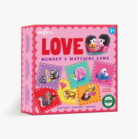 Valentine Love Little Square Memory Game
