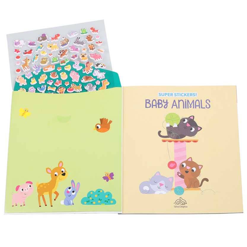 Super Puffy Stickers! Baby Animals - Stay Forever