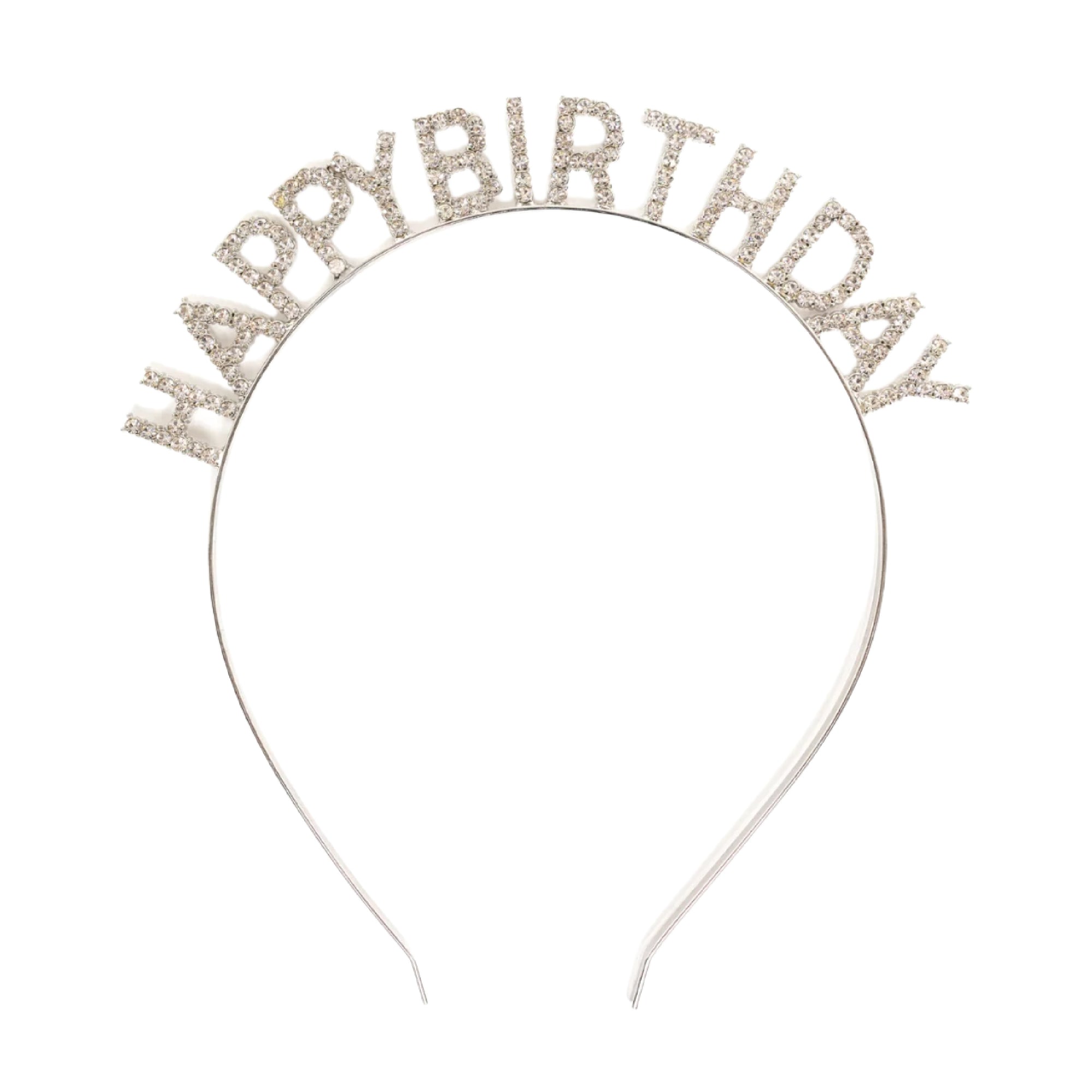 Happy Birthday Rhinestone Headband