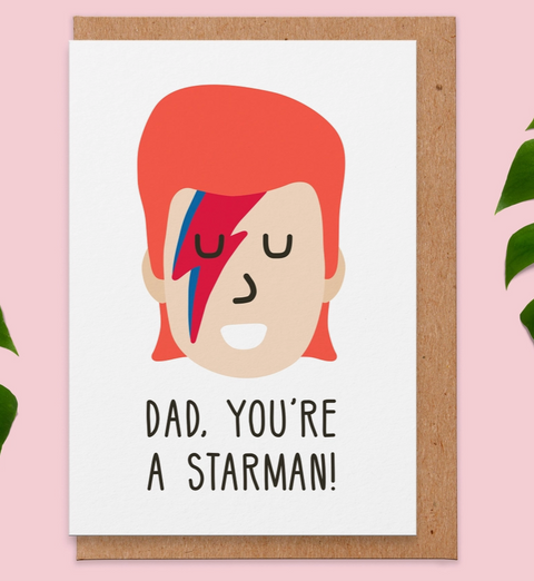 Starman Father's Day Card