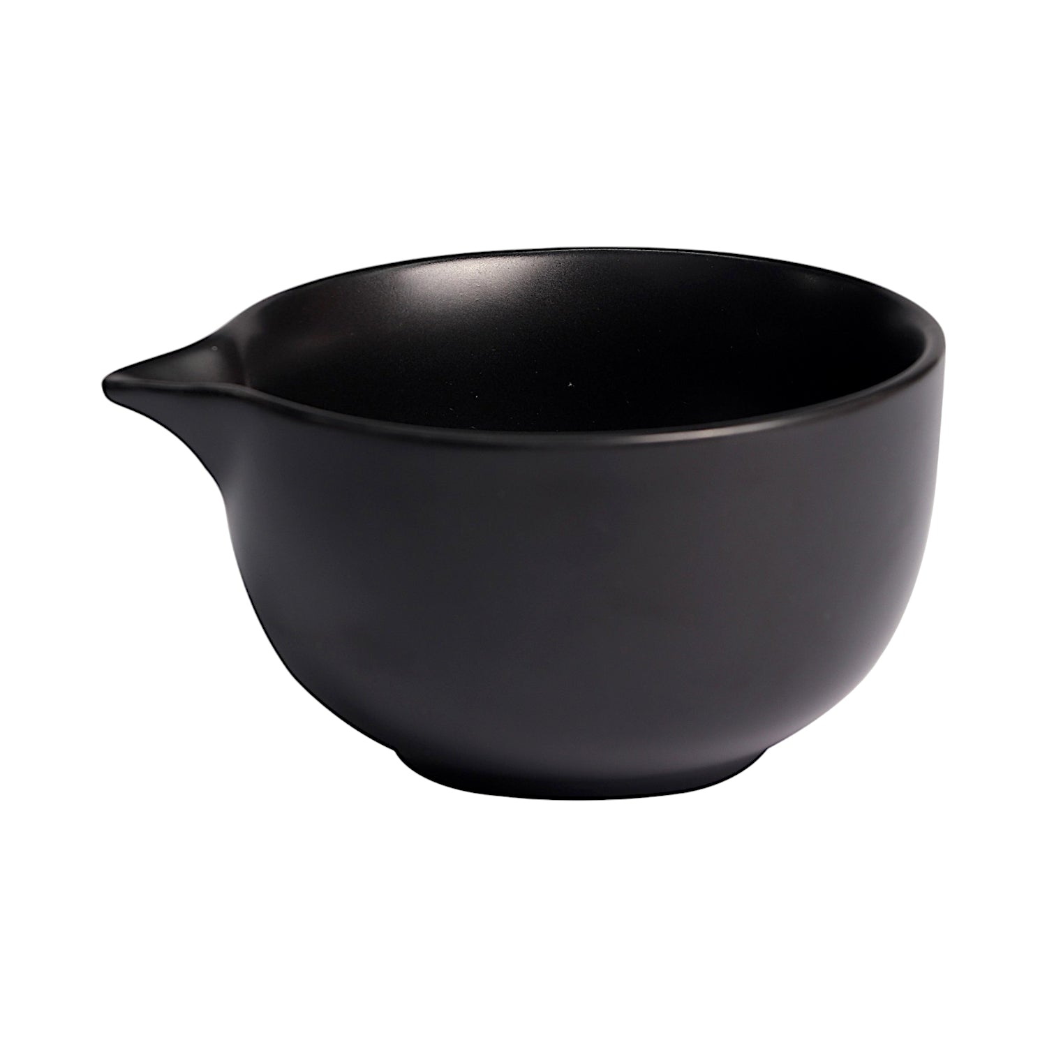 10oz Matcha Latte Bowl with Spout Black Matte