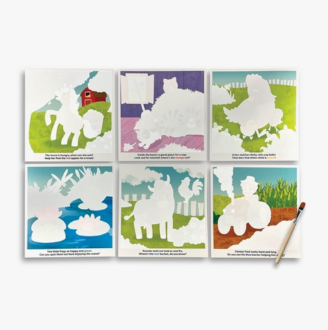 Water Amaze Water Reveal Boards - On The Farm (13 PC Set)