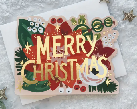 Poinsettia Card