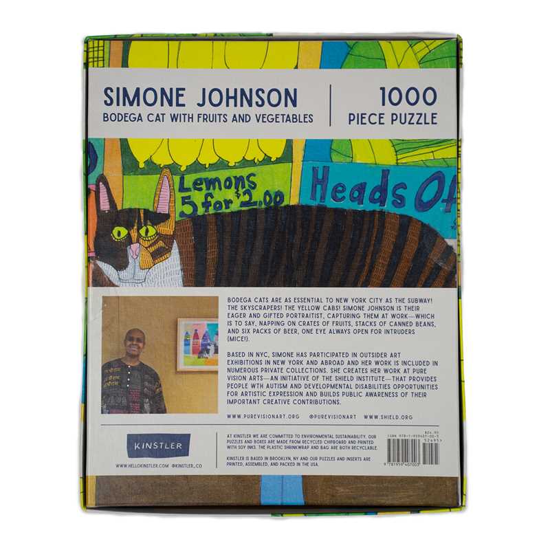 Bodega Cat with Fruits and Vegetables - Stay Forever