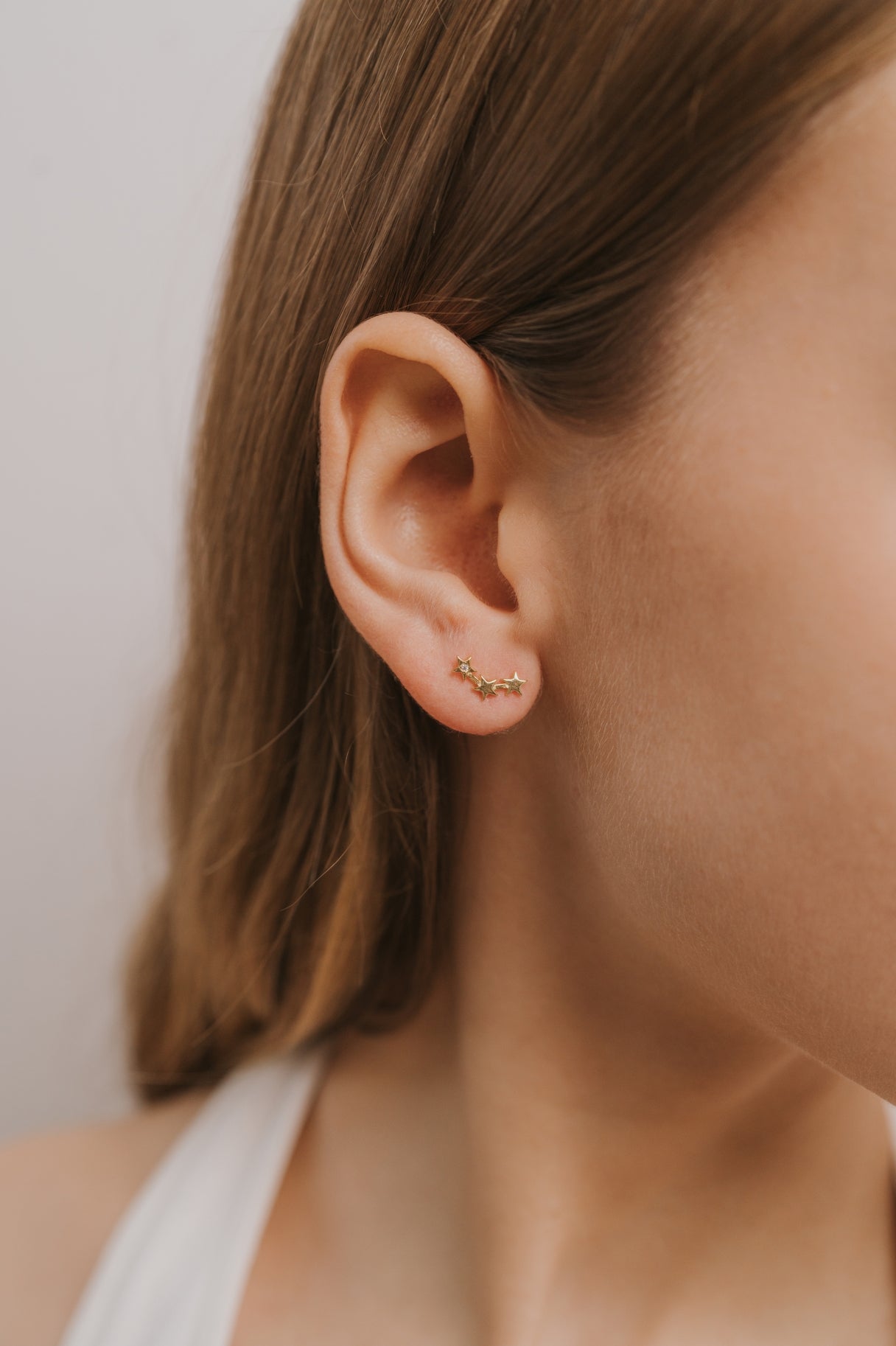 Gold Star & Constellation Earrings