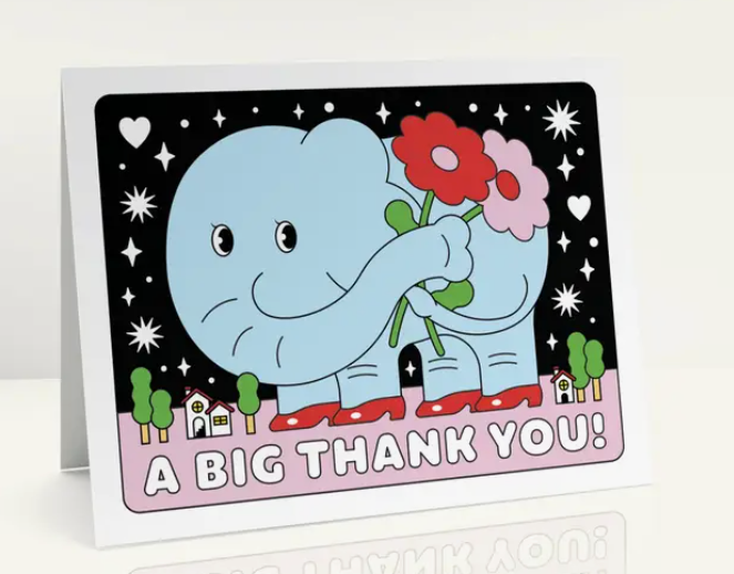 A Big Thank You Greeting Card