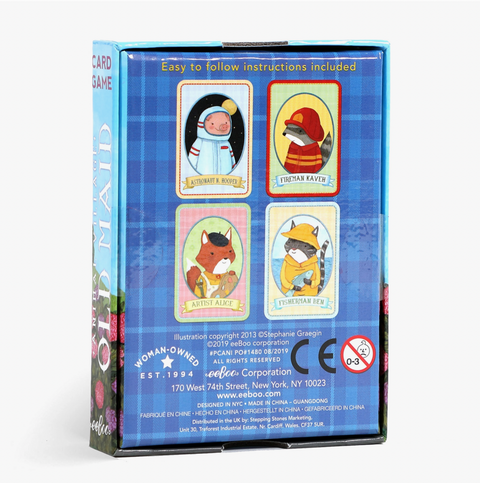 Animal Old Maid Playing Cards