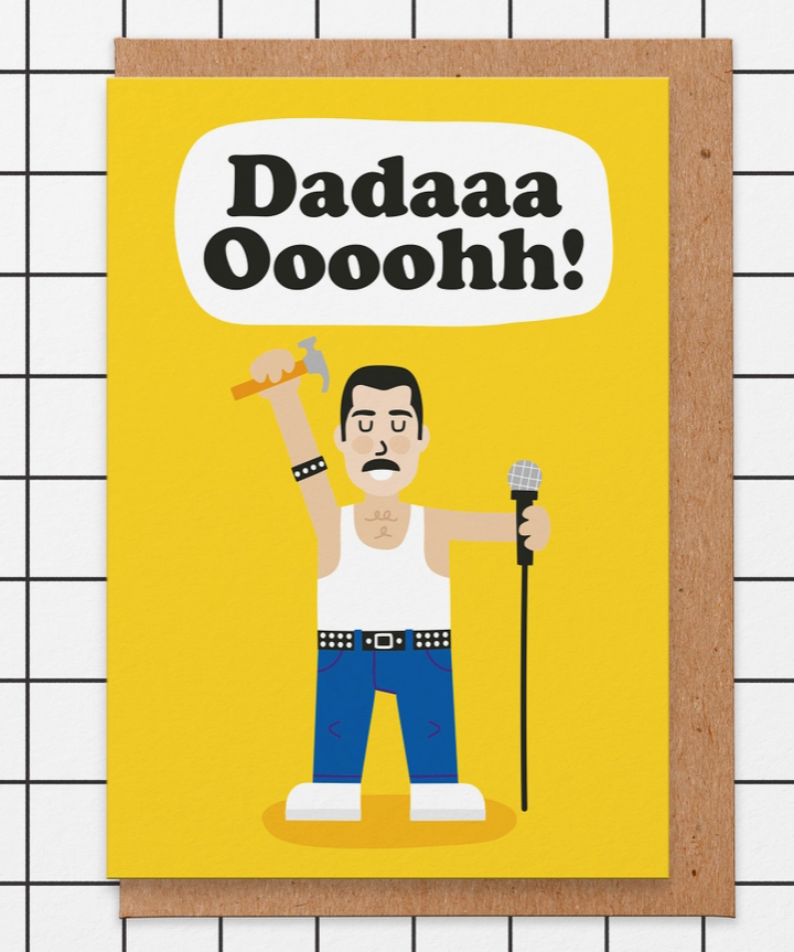 Dada Ooh Freddie Mercury Card