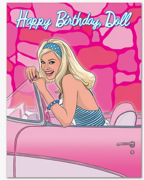 Barbie Happy Birthday, Doll Card