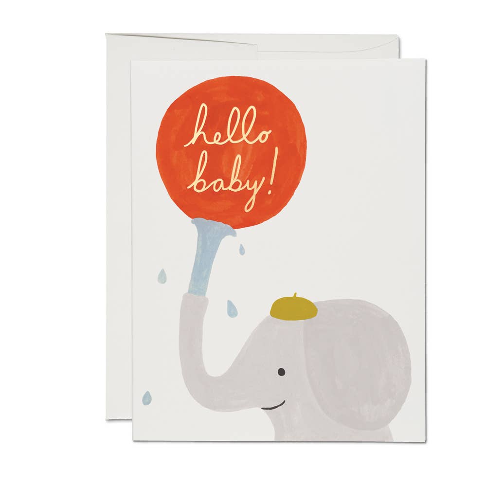 Little Elephant Baby Greeting Card