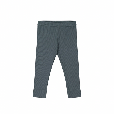 Organic Cotton Modal Elastane Legging- Smoke