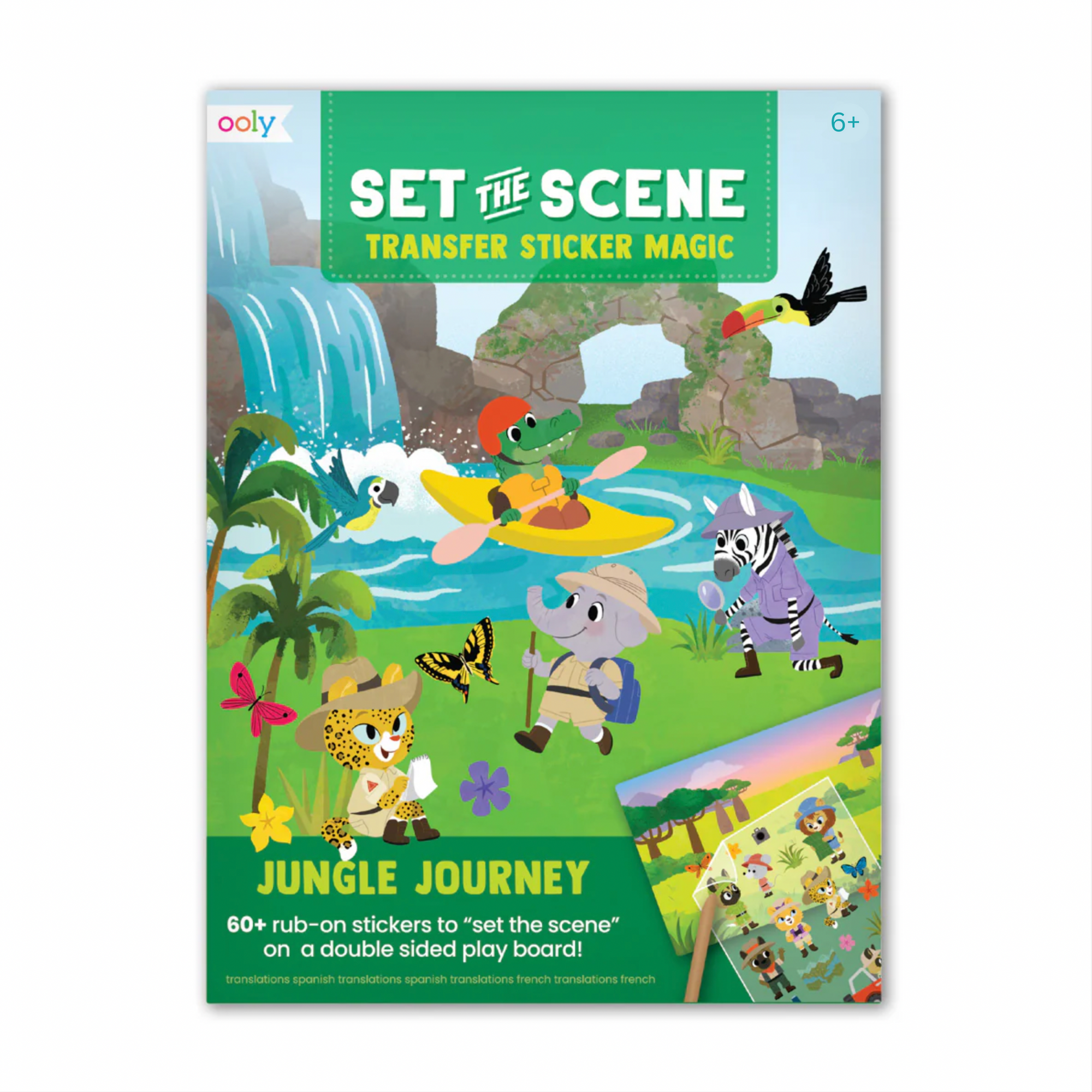 Set the Scene Transfer Stickers Magic - Jungle Journey