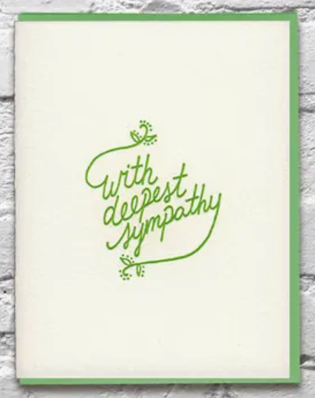 Deepest Sympathy Card