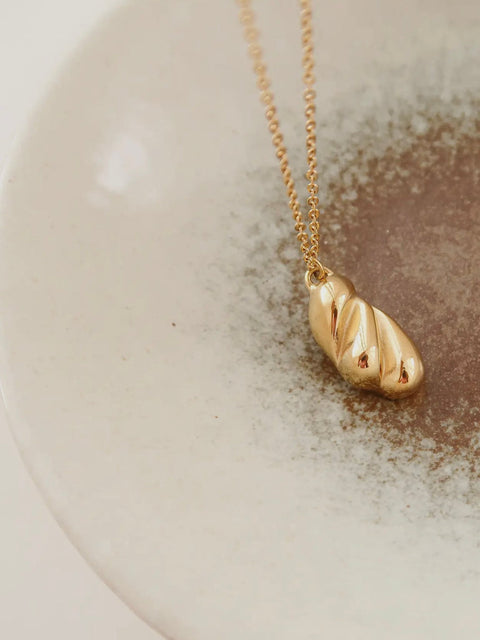 Claudette Croissant Pendant Necklace