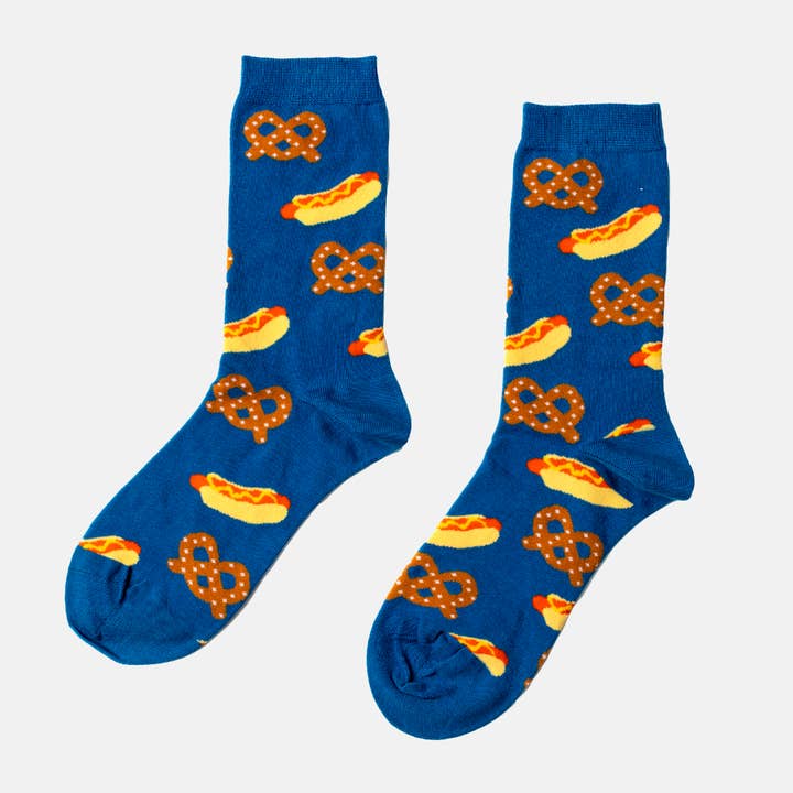 Hot Dog & Pretzel Socks