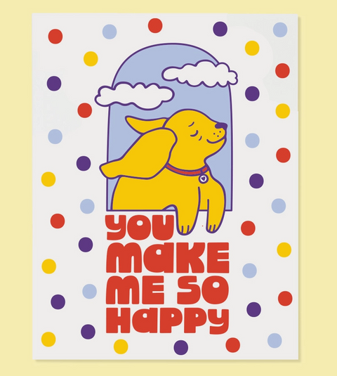 Happy Dog Card