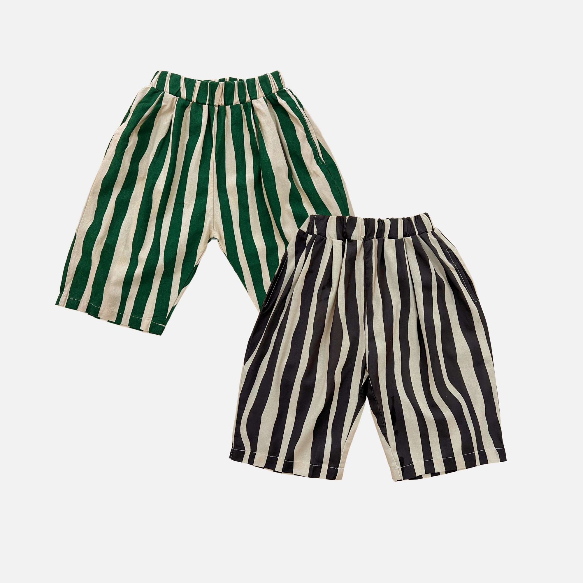 Toddler Striped Cotton Pants