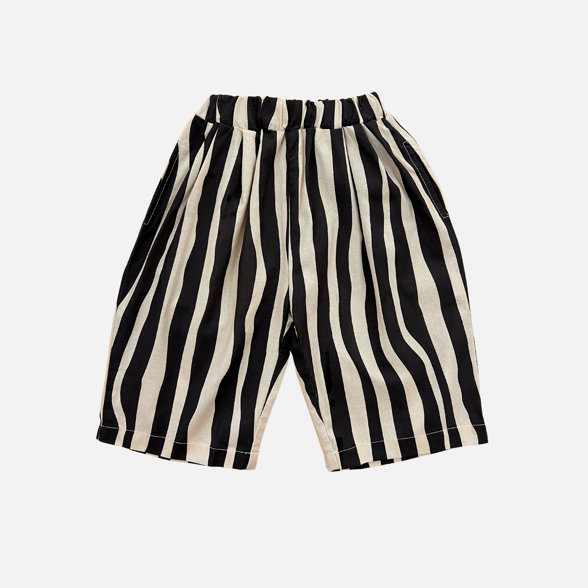 Toddler Striped Cotton Pants