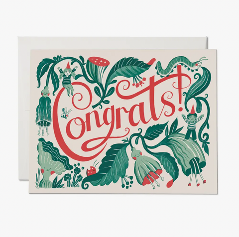 Elf Congrats Card