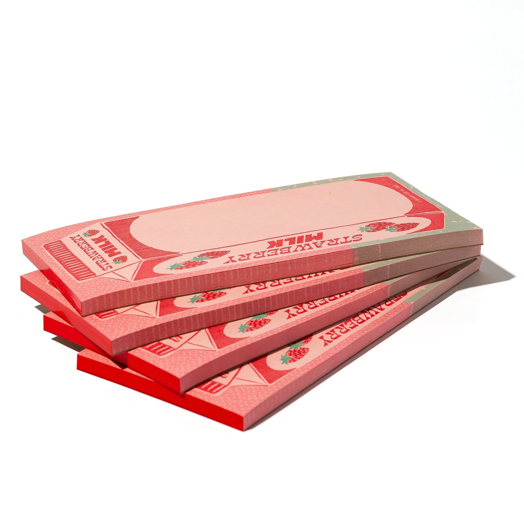Strawberry Milk - Risograph Notepad - Stay Forever