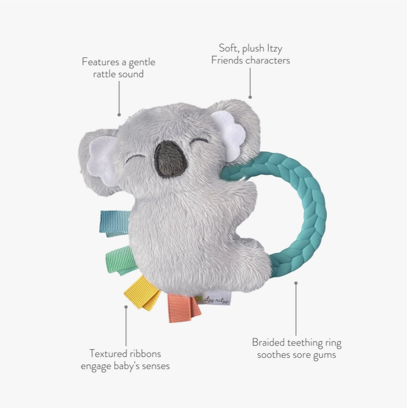 Ritzy Rattle Pal™ Plush Rattle Pal with Teether Koala