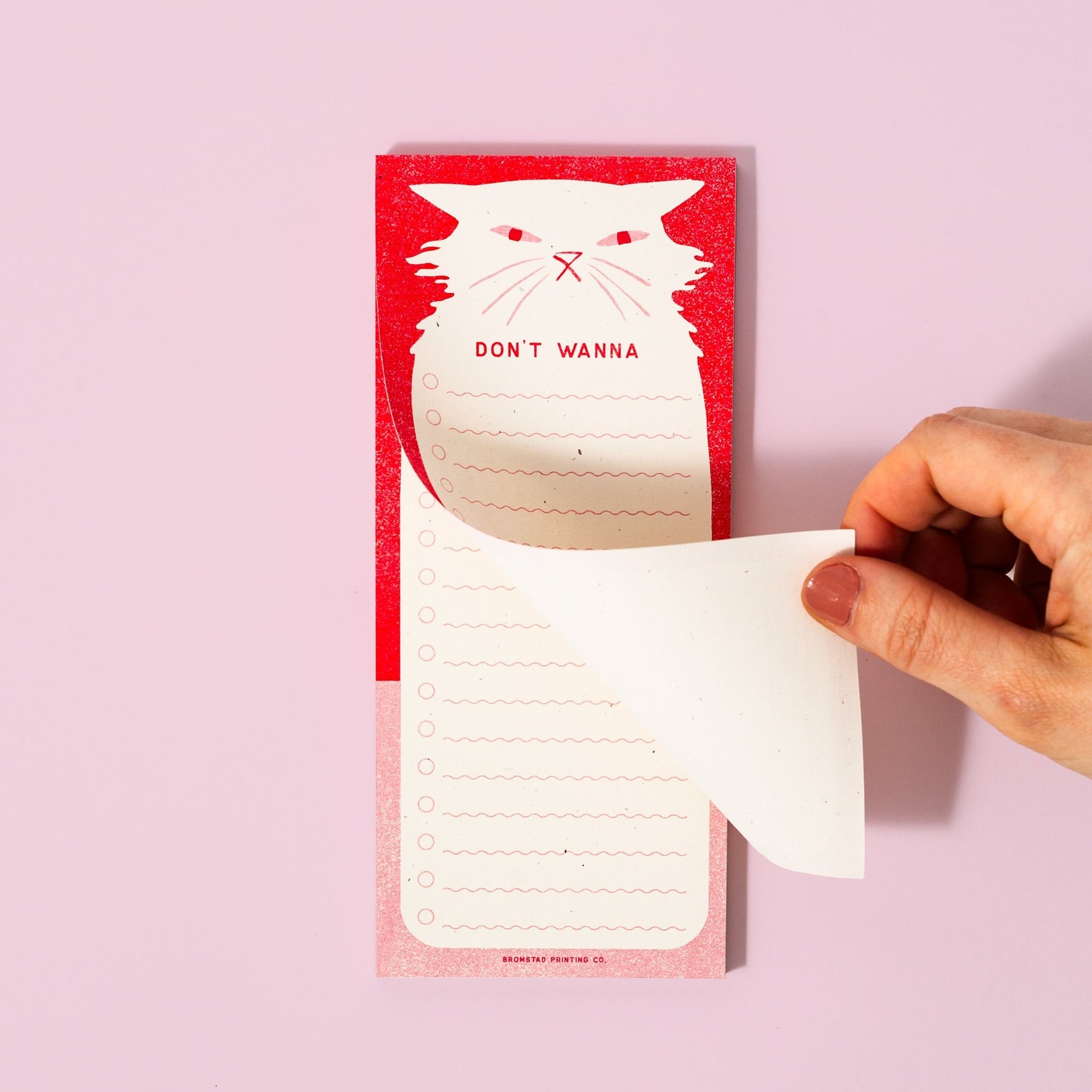 Don't Wanna - Risograph Notepad - Stay Forever