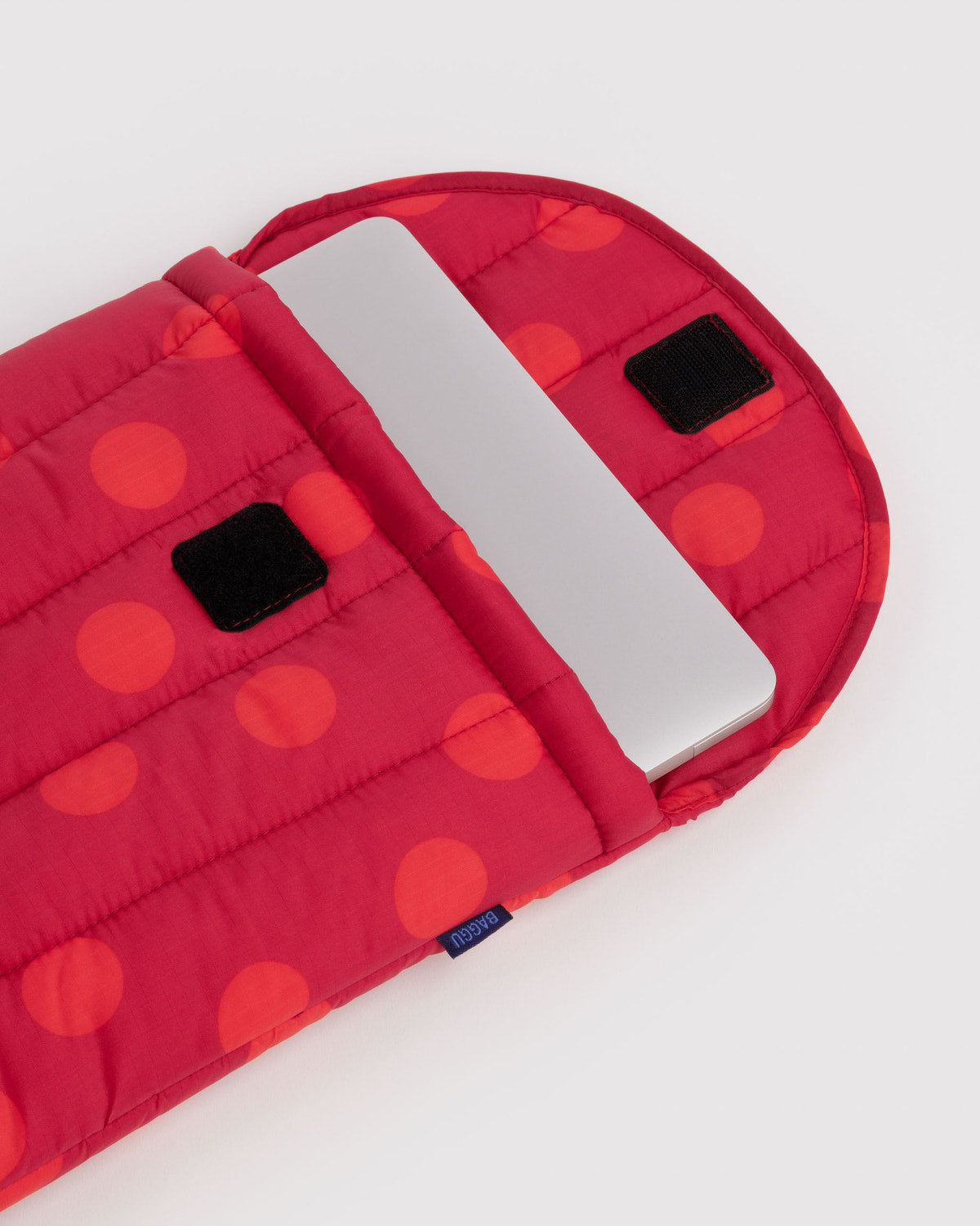 Puffy Laptop Sleeve 13/14" Red Polka Dot