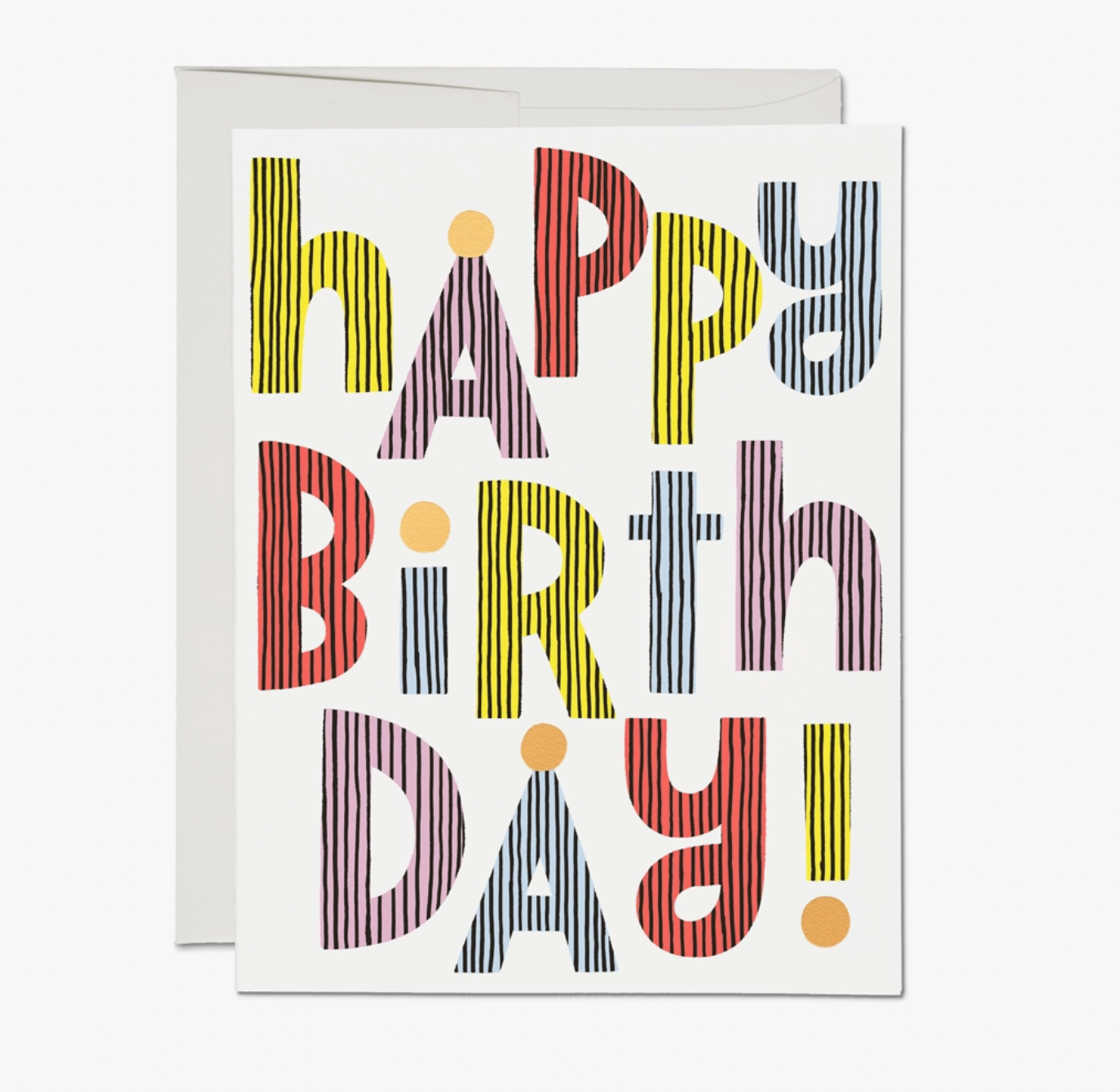 Lined Typography Card
