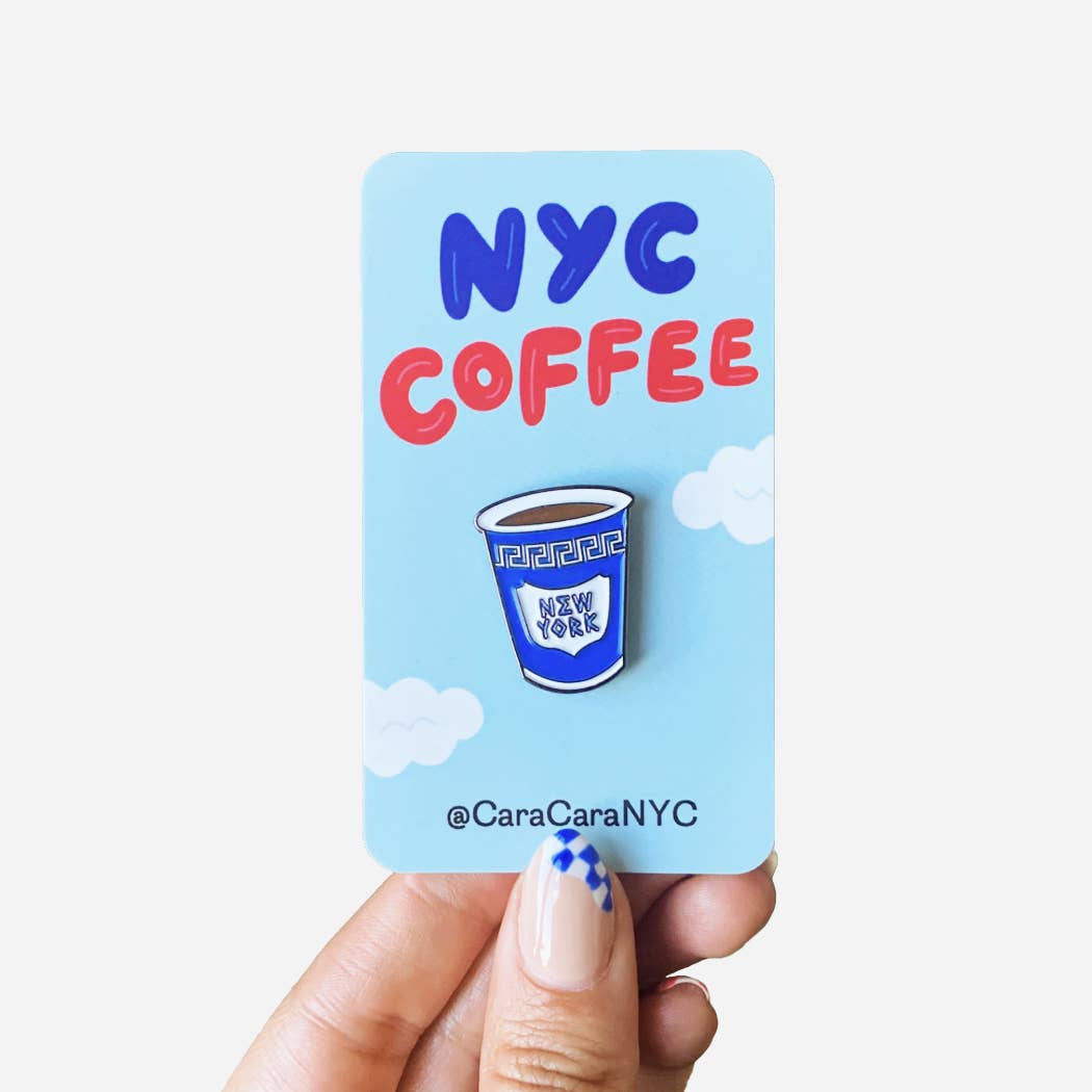 Nyc Coffee Enamel Pin