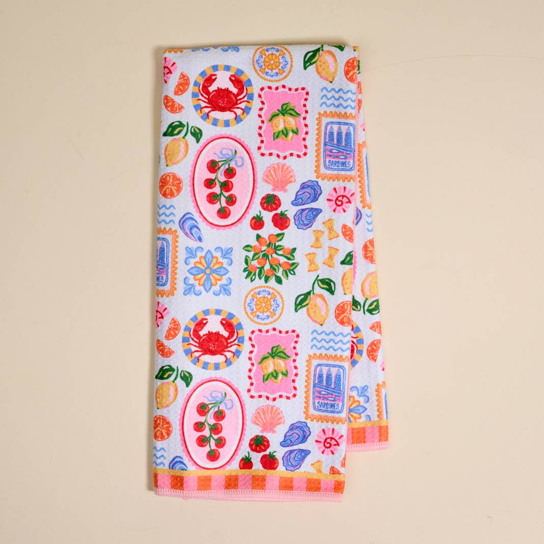 Waffle Tea Towel–Ciao Bella