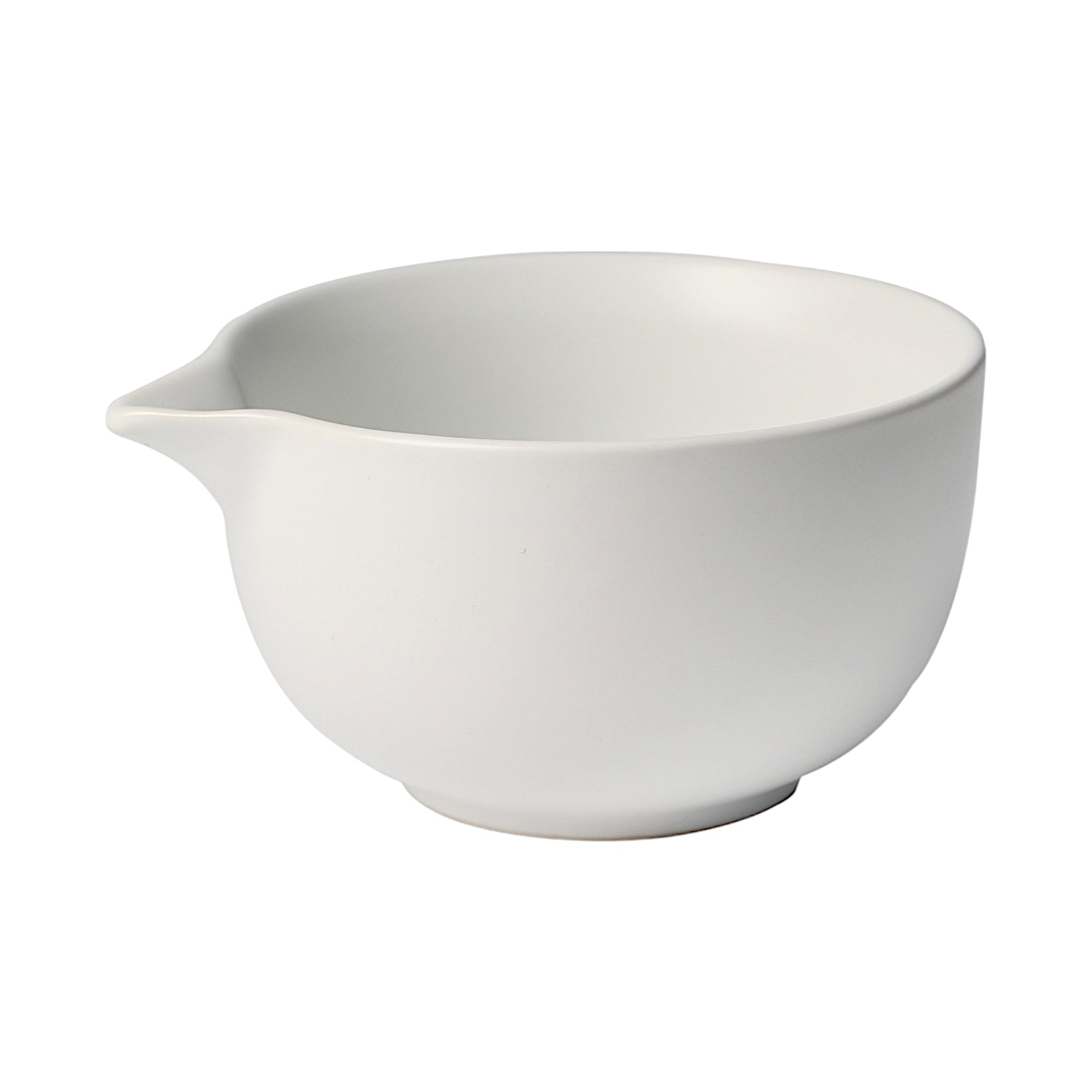 10oz Matcha Latte Bowl with Spout White Matte