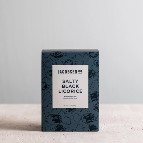 Salty Black Licorice - Pure Sea Salt Licorice Candy