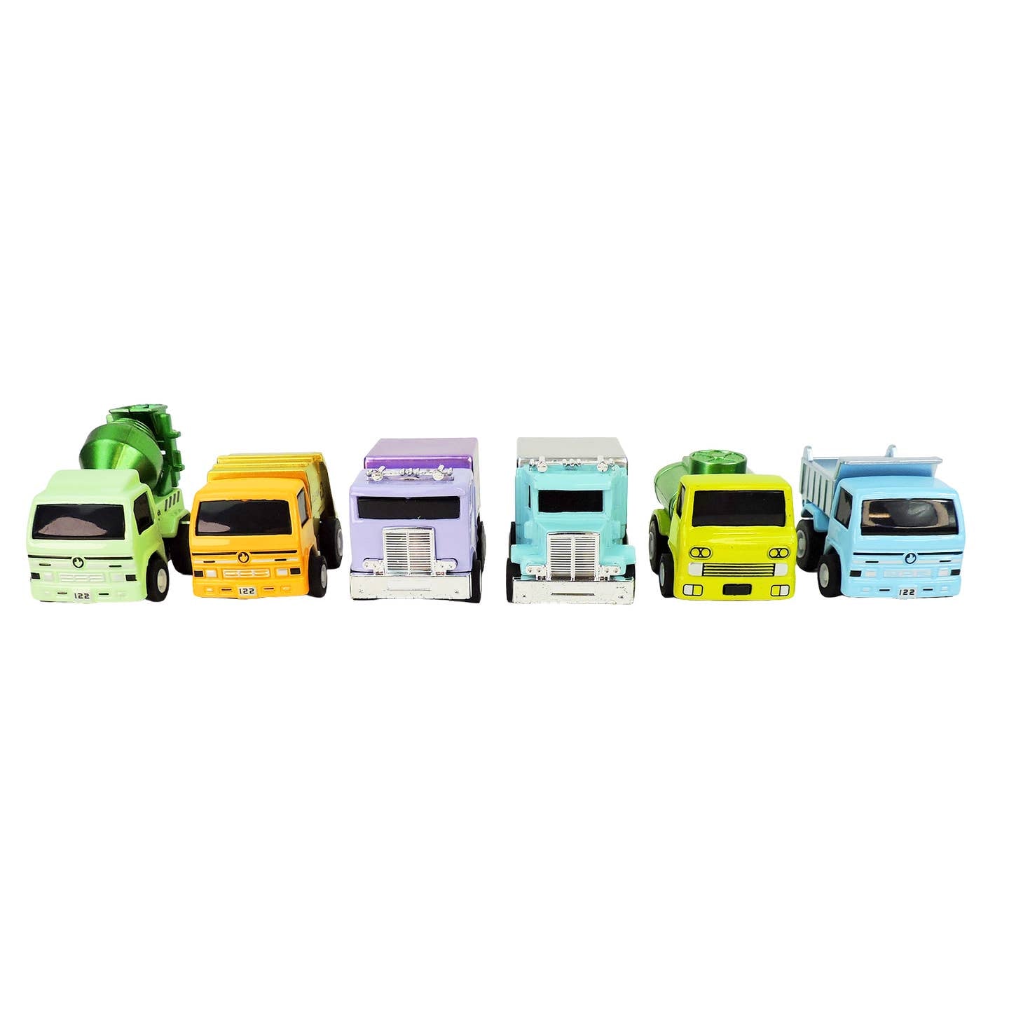 Rollin’ Medium Diecast Pull-Back Metallic Truck