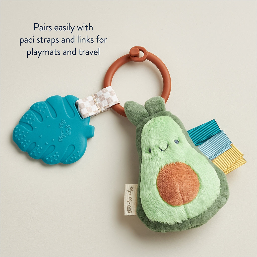 Itzy Pal™ Plush + Teether Avocado