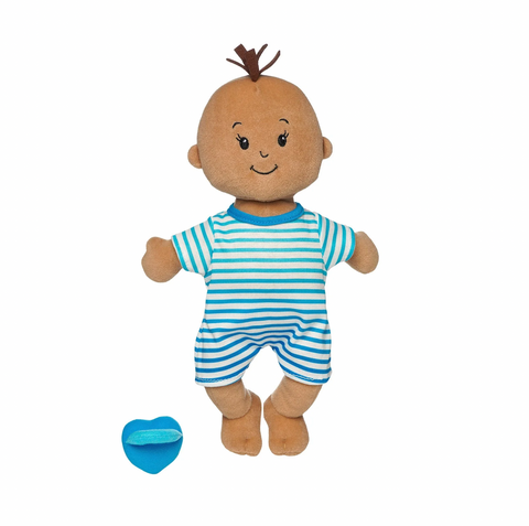 Wee Baby Stella Beige with Brown Hair