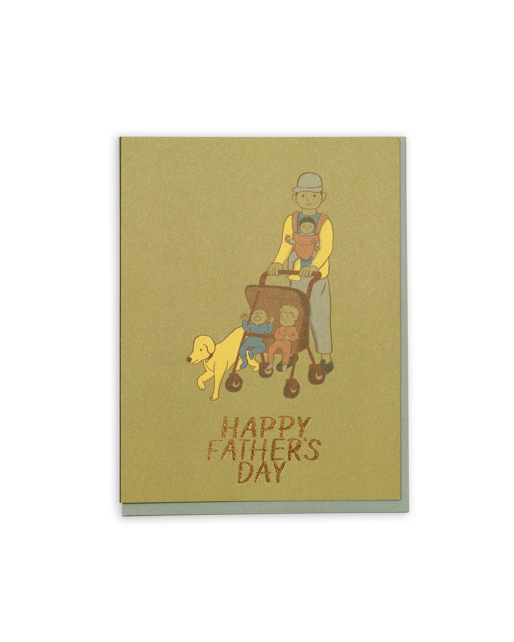 Father's Day Strolling Card