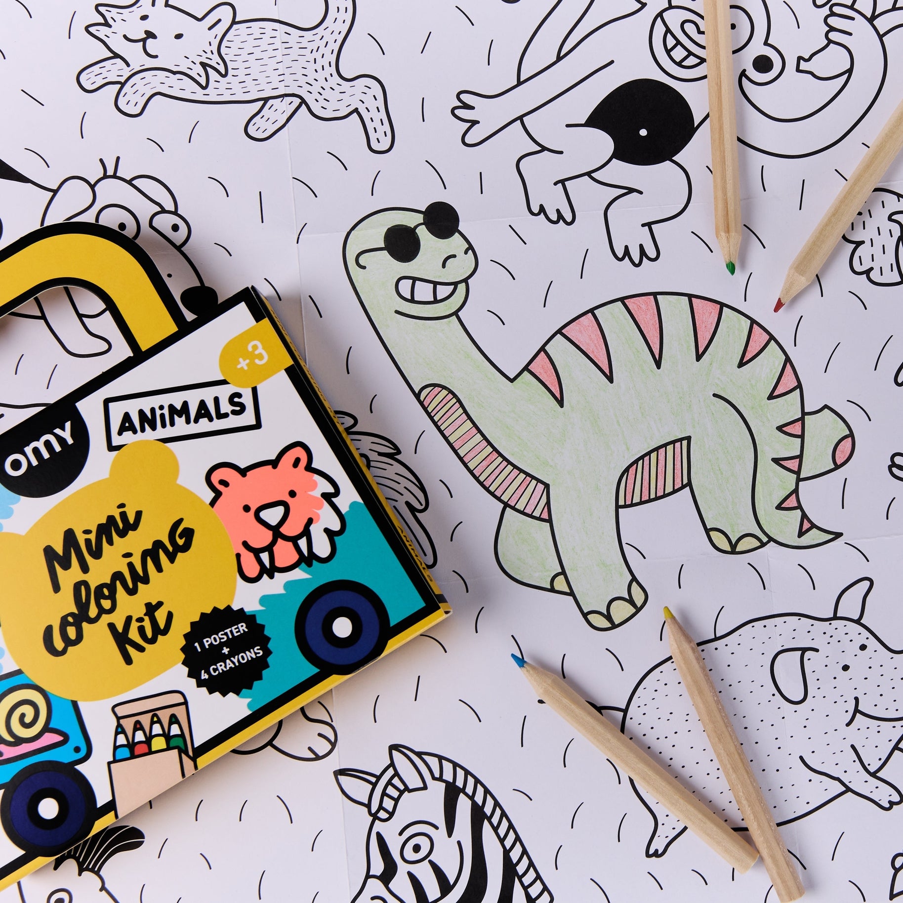 Mini Pocket Coloring - Animals