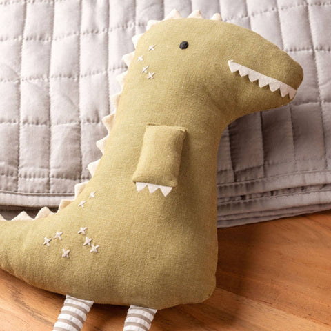 Flatsie Plush Doll, 100% Cotton - Daniel Dino