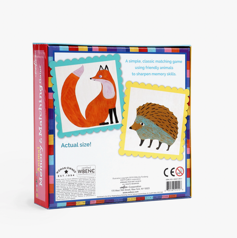 Pre-School Animal Memory & Matching Game