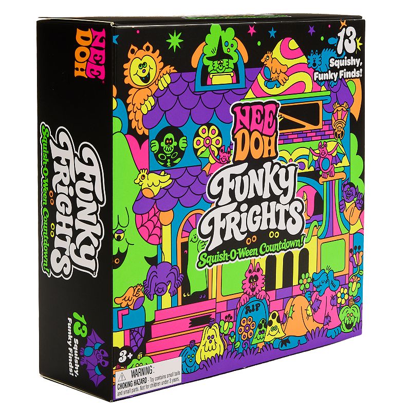 Schylling NeeDoh Funky Frights Squish-O-Ween Countdown