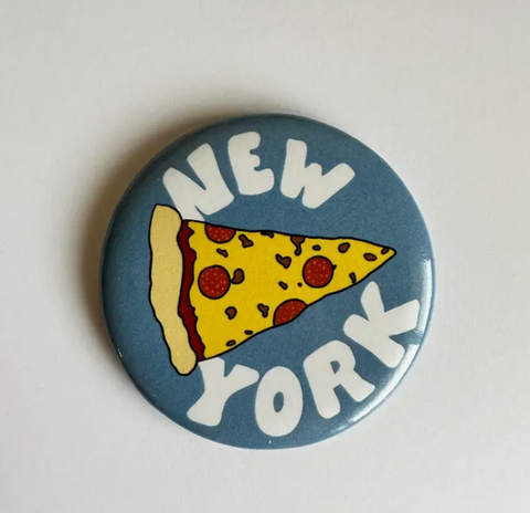 New York City Pizza Magnet - Blue