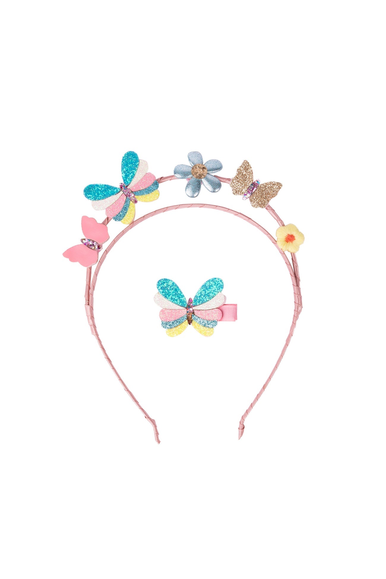 Butterflies for Days Headband & Clip