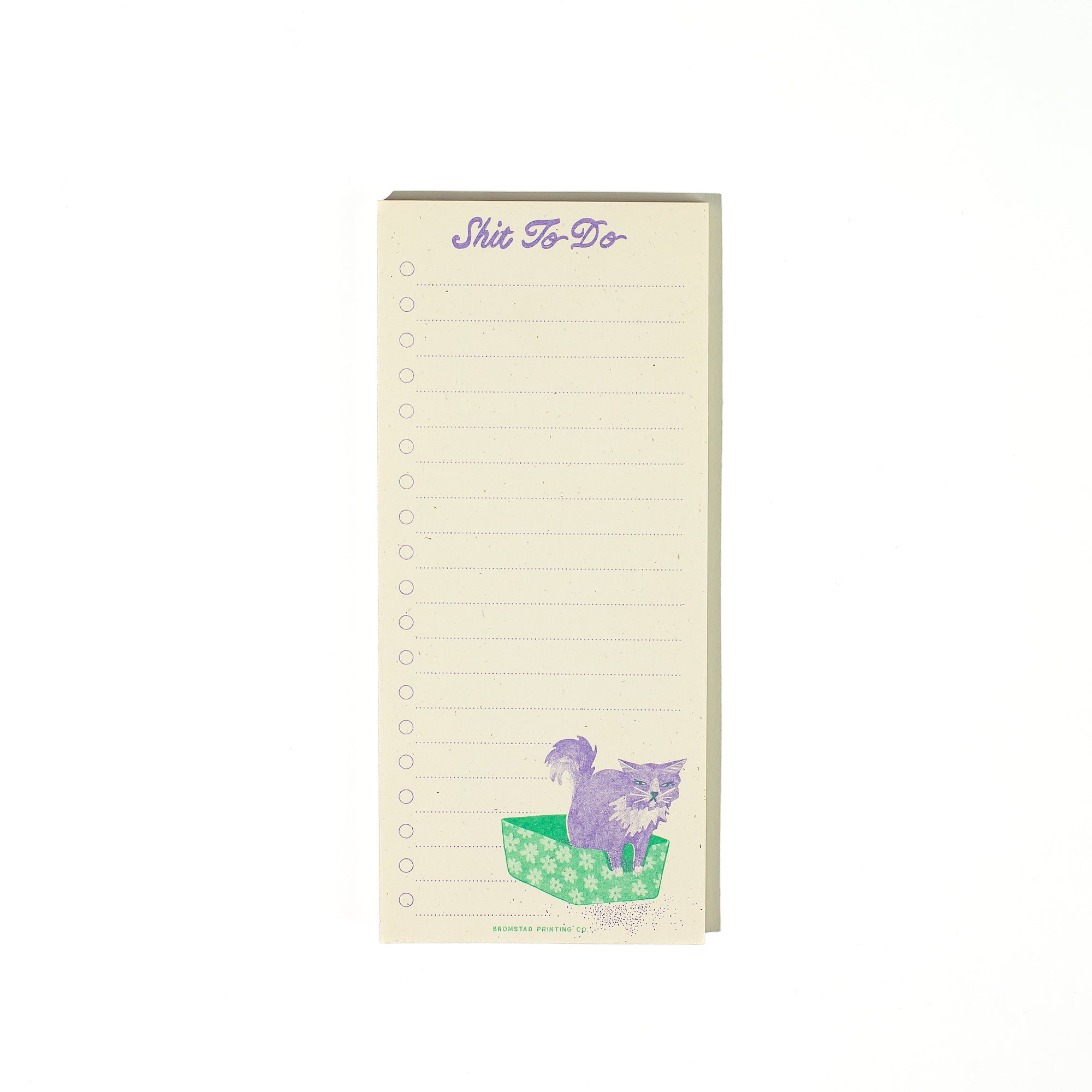 Shit To Do - Risograph Notepad - Stay Forever