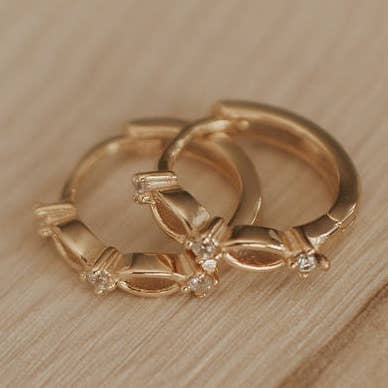 Isla Lace Hoops