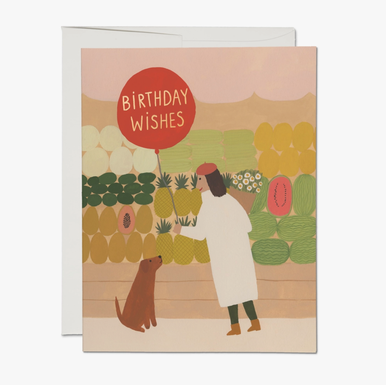 Fruit Stand Wishes Card