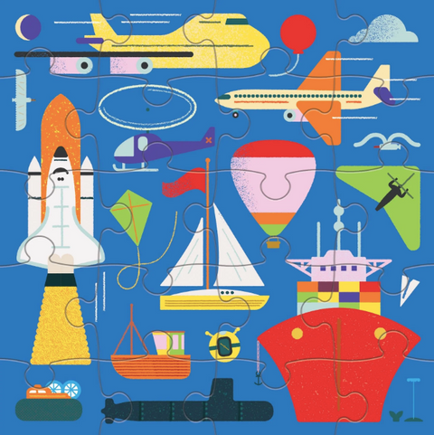 On the Move Magnetic Puzzles