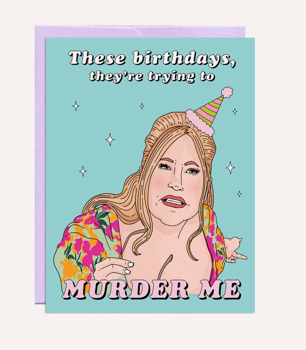 Murder Me | Birthday Card