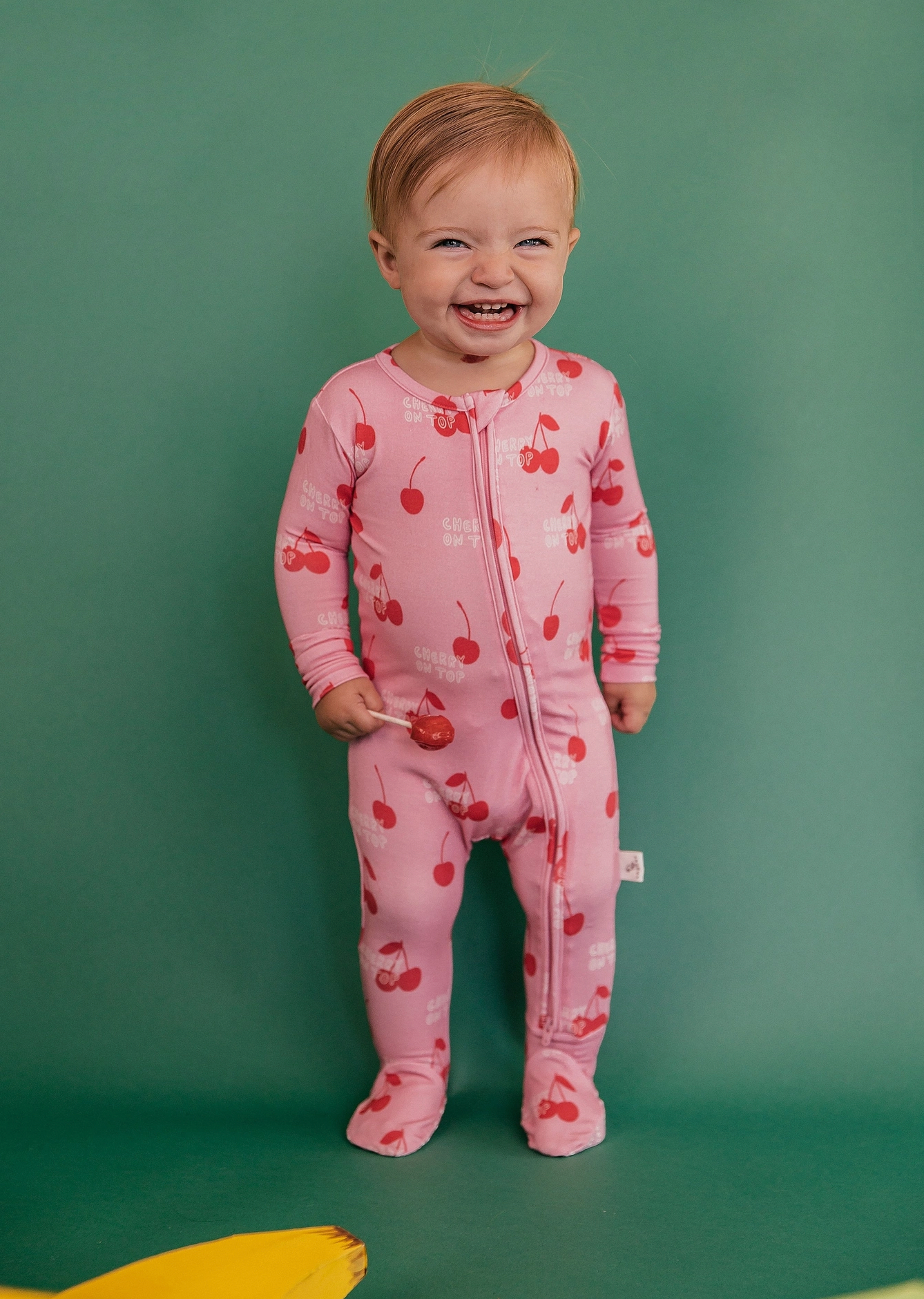 Cherry on Top Footie Pajama